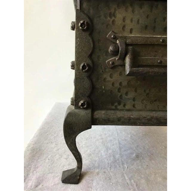 Traditional 1900s Iron&Tin Coal Holder For Sale - Image 3 of 13