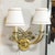 Pair of Art Deco Jules Leleu Polished Brass & Glass Ribbon Sconces For Sale - Image 10 of 12