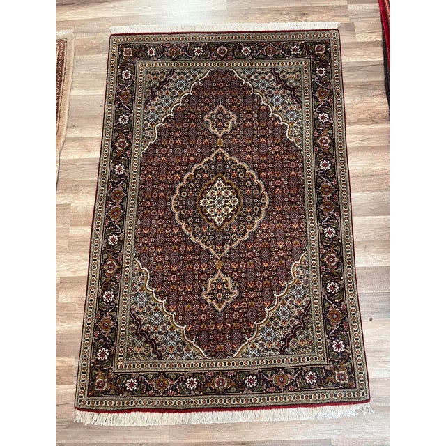 Vintage Tabriz Rug, 1970s For Sale - Image 3 of 3