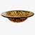 Amber Vintage Italian Murano Style Amber Tortoise Shell Glass Large Serving Bowl / Centerpiece For Sale - Image 8 of 8
