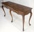 Baker 54" Long 6 Legged Burl Walnut 2 Drawers Cabriole Leg Console Sofa Table For Sale - Image 13 of 15