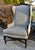 Vintage Carved Oak Country French High Back Wing Chair For Sale - Image 10 of 13