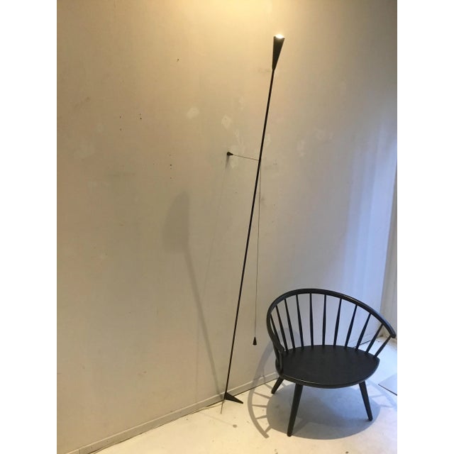 Metal Minimalist Uplight Floor Lamp, 1980s For Sale - Image 7 of 10