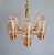 1970s Brass Chandelier with Amber Bubble Glass Globes, 1970s For Sale - Image 5 of 18