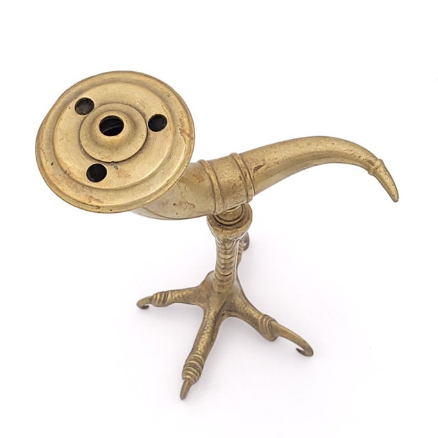 Brass Victorian Oil Lamp, England Circa 1880 For Sale - Image 9 of 10