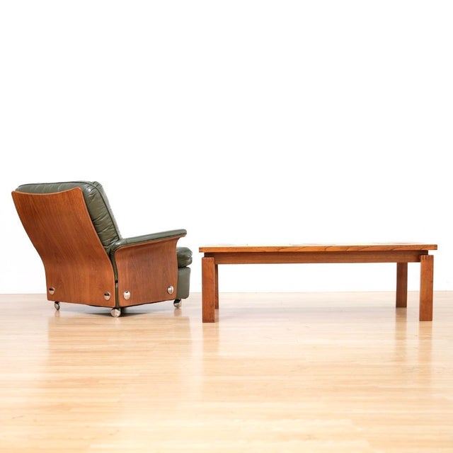 Produced by Trioh of Denmark this mid-century coffee table combines clean Scandinavian lines with a striking decorative...