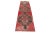 Textile Vintage Turkish Handmade Red Geometric Wool Runner For Sale - Image 7 of 13