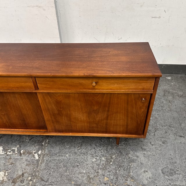 Brown Mid 20th Century Danish Modern Sideboard For Sale - Image 8 of 12