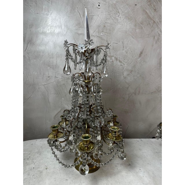 Antique Louis XVI Girandoles, 1890, Set of 2 For Sale - Image 3 of 15