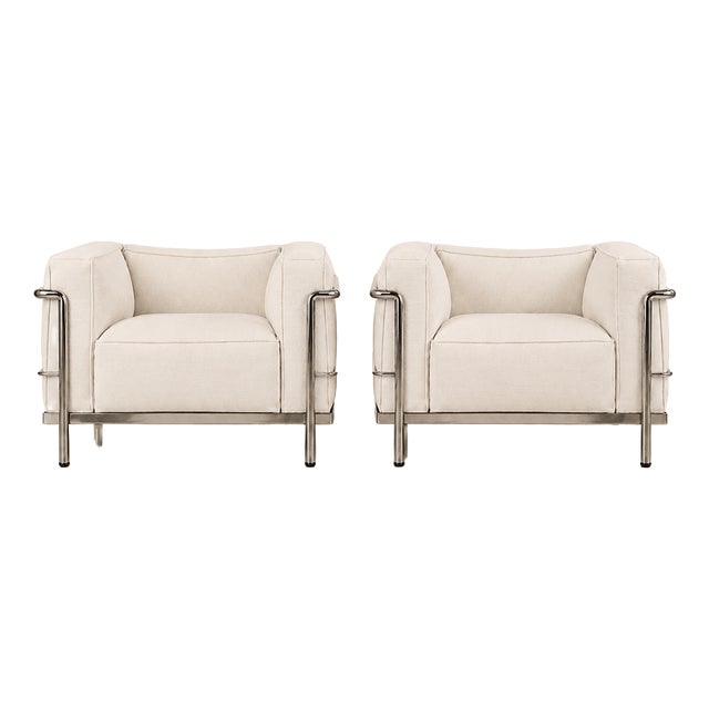 LC3 Lounge Chairs by Le Corbusier for Cassina, 2014, Set of 2 For Sale