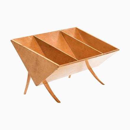 Brown Birch Book Crib by Bruno Mathsson for Firma Karl Mathsson, 1941 For Sale - Image 8 of 8
