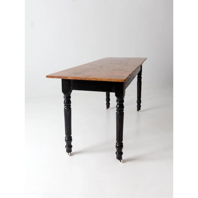 Vintage Farmhouse Dining Table Chairish
