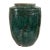 Ceramic Vintage Chinoiserie Glazed Turquoise Rustic Jar/Urn W/Birds For Sale - Image 7 of 8