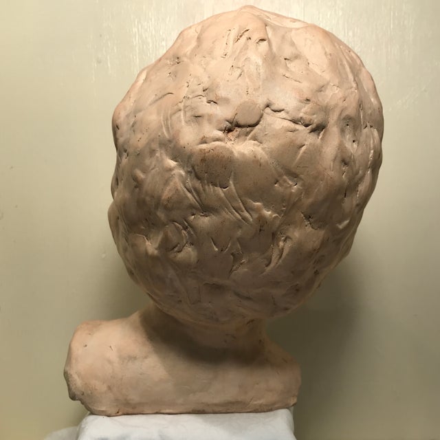“1966” Hand Moulded Clay Bust Titled “a Lady” Chairish