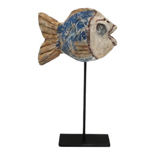 Chinese Polychrome Lucky Fish For Sale