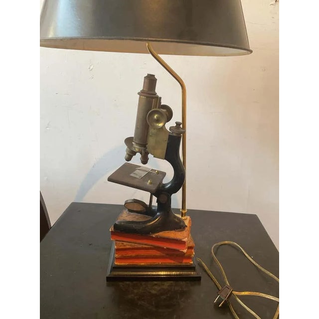 Antique Microscope Lamp For Sale - Image 12 of 12