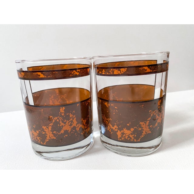 Vintage Georges Briard Mid-Century Old Fashioned Rocks Glasses- Set of 8 For Sale - Image 6 of 9