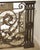 Antique Cast Iron Parisian Balcony Gate Console With Shellstone Top, Circa 1900 For Sale - Image 15 of 17