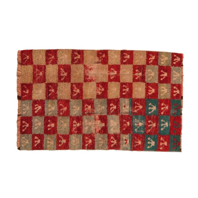 Vintage Distressed Tulu Rug - 2'4" X 3'9" For Sale - Image 10 of 10