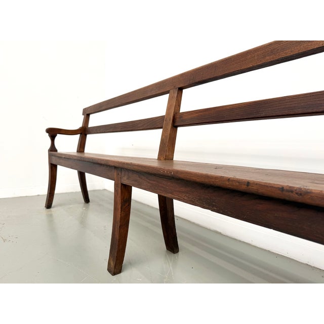 Oak Community Bench, 1900 For Sale - Image 6 of 18
