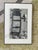 Metal Woodblock Print: Bridge by Zhu Ming, 1985, 20.25x14 Gray Metal Frame For Sale - Image 7 of 9