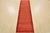 Contemporary Gabbeh Runner 2’7” X 8’2” Red Wool Contemporary Hand-Knotted Oriental Rug For Sale - Image 3 of 13