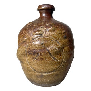 Taishō Era Organic Tokkuri Flask, Nagoya, Japan, 1920s For Sale