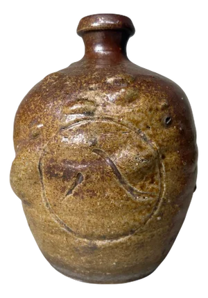 Taishō Era Organic Tokkuri Flask, Nagoya, Japan, 1920s