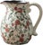 Farmhouse Handpainted Rose Ceramic Pitcher Vase Farmhouse Decor For Sale - Image 3 of 5