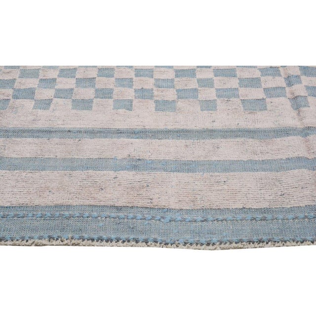 New Moroccan Hand Knotted Wool Rug, 9' X 12'4 For Sale - Image 4 of 6
