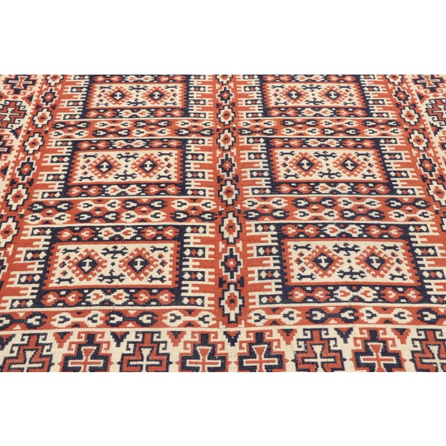 Tribal Late 20th Century Vintage Persian Kilim Rug, 04'07 X 09'00 For Sale - Image 3 of 10