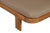 Eclipse Outdoor Solid Teak Wood Sun Lounger - Light Brown Fabric For Sale In Chicago - Image 6 of 8