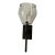 Zia Priven “Tulip” Wall Sconce Pair - Oil-Rubbed Bronze With Clear Glass For Sale