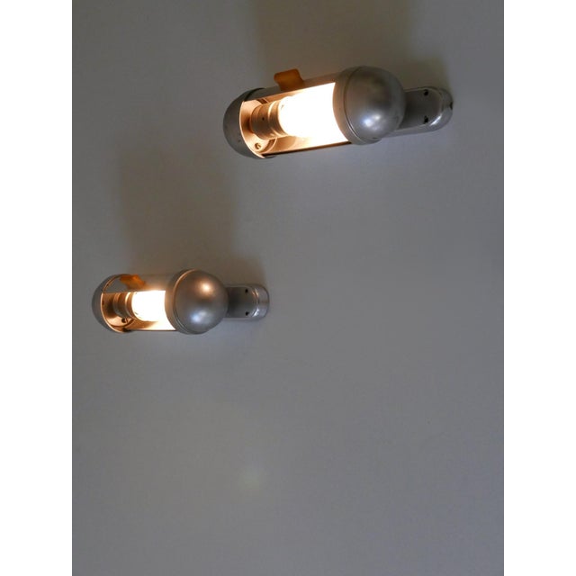 Streamline Submarine Cabinet Sconces from König, Germany, 1940s, Set of 2 For Sale - Image 10 of 18