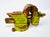 American Vintage Columbian Bench Vise Cleveland Usa Layered Paint For Sale - Image 3 of 11