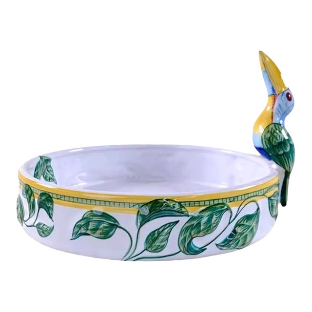 Hermes Moustiers Toucan Vide Poche /Wine Bottle Holder For Sale
