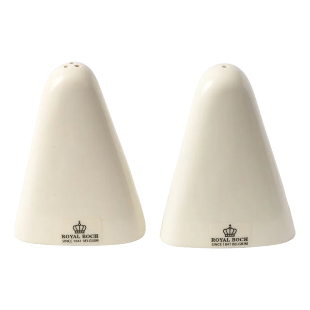 Expo58 Salt and Pepper Shakers from Royal Boch, 2000s, Set of 2 For Sale