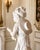 19c Royal Worcester Victorian Off White Parian Flower Girl For Sale - Image 9 of 13
