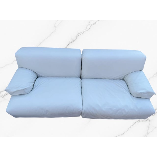 Fiandra 2-Seater Sofa by Vico Magistretti for Cassina, 1970s, Set of 2 For Sale - Image 15 of 16