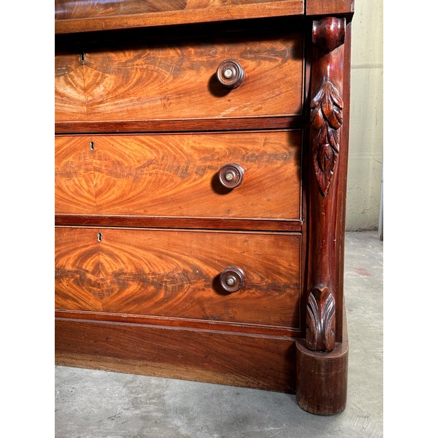 Biedermeier Chiffonier with 5 Drawers, 19th Century For Sale - Image 5 of 6