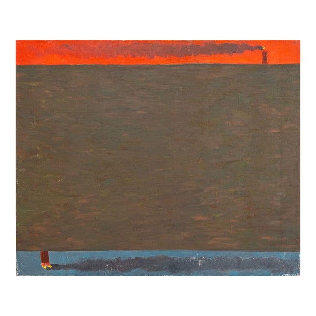 Domenick Capobianco Surrealist Oil on Canvas For Sale