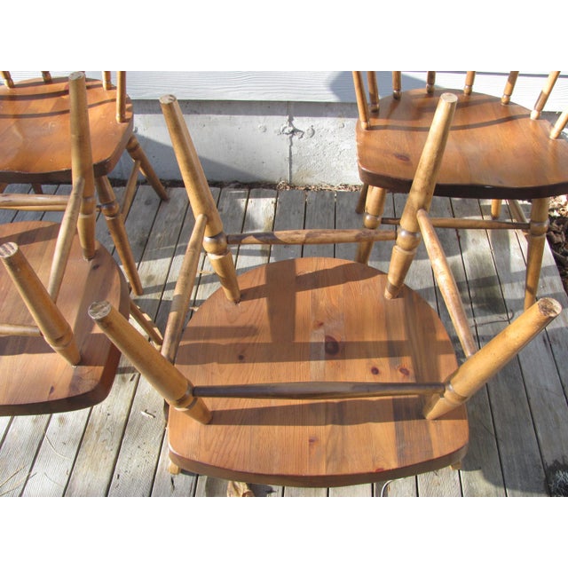 Early 20th Century Heywood Wakefield Barrel Back Chairs From the John Heywood Trust House Set