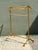 Mid-Century Modern Vintage Polished Brass Blanket Rail For Sale - Image 3 of 12