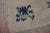 1920s Rectangle Ivory Floral Antique Chinese Peking Small Size Knotted Wool Rug For Sale - Image 4 of 7