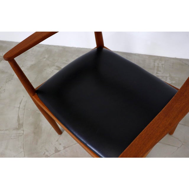 Vintage Teak Armchair by Henning Kjærnulf for Korup Stolefabrik, 1960s For Sale - Image 12 of 14