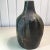 Mid-Century Modern Mid 20th Century Dark Raku Pottery Vase For Sale - Image 3 of 7