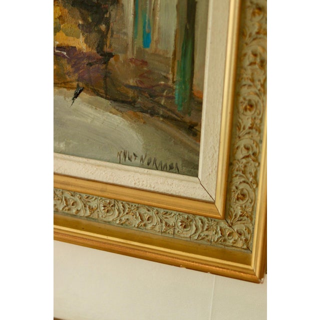 Knut Norrman, Street Scene, 1960s, Oil on Board, Framed For Sale - Image 7 of 11