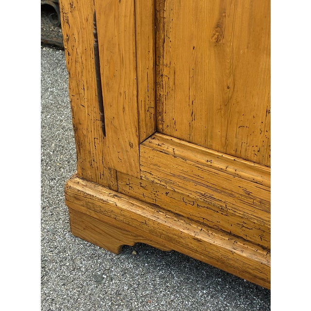 Pine Two Door Two Drawer Dresser Base For Sale - Image 9 of 18