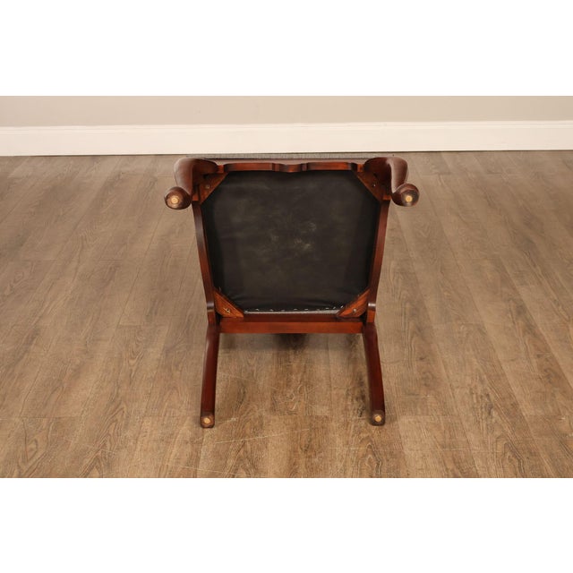 Queen Anne Style Set Of Four Cherry Side Dining Chairs For Sale - Image 16 of 18