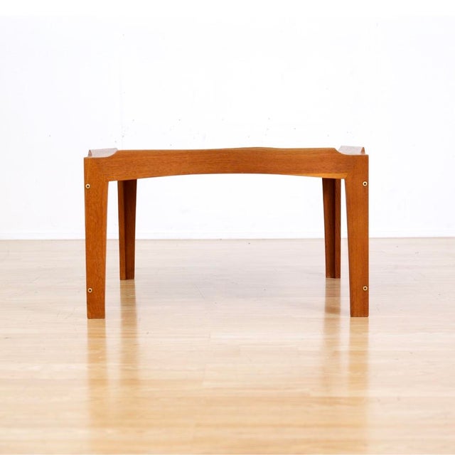 Mid-century teak and tile side table made in Denmark during the 1960s. Constructed from teak, this quality table has a...